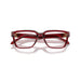 Versace 0VE3357 388 - Red Transparent Woman Eyeglasses 55 (L) 5