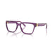 Versace 0VE3357 5464 - Violet Transparent Woman Eyeglasses 53 (M) 1