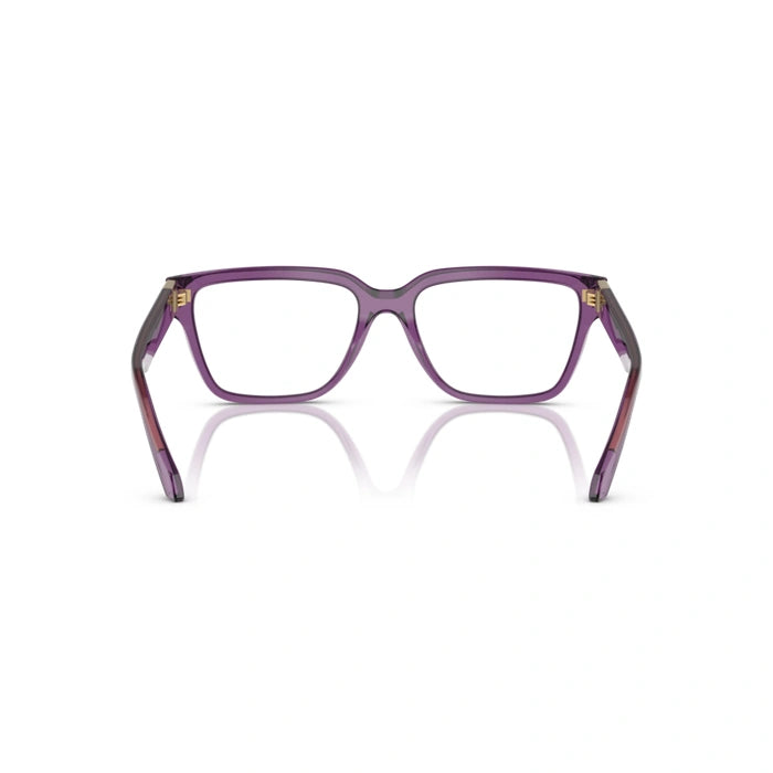 Versace 0VE3357 5464 - Violet Transparent Woman Eyeglasses 53 (M) 3