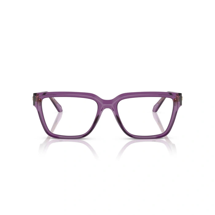 Versace 0VE3357 5464 - Violet Transparent Woman Eyeglasses 53 (M) 4