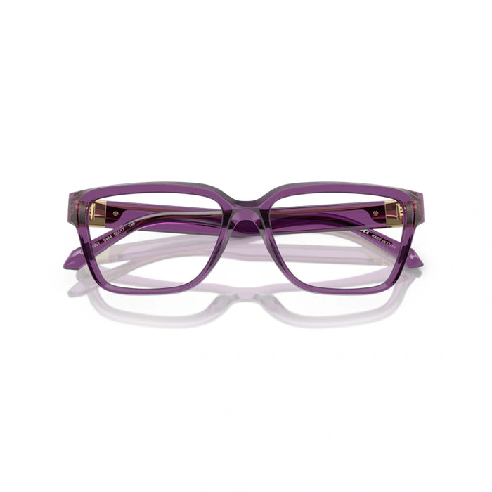 Versace 0VE3357 5464 - Violet Transparent Woman Eyeglasses 53 (M) 5