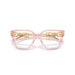 Versace 0VE3358B 5472 - Transparent Pink Woman Eyeglasses 54 (M) 5