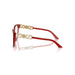 Versace 0VE3358B 5476 - Transparent Red Woman Eyeglasses 54 (M) 7