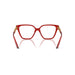 Versace 0VE3358BF 5476 - Transparent Red Woman Eyeglasses 54 (M) 3