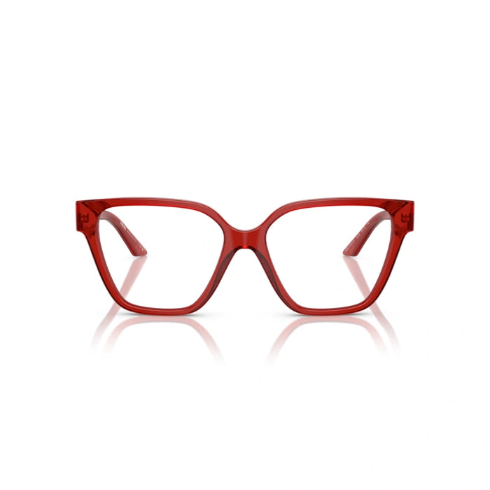 Versace 0VE3358BF 5476 - Transparent Red Woman Eyeglasses 54 (M) 4
