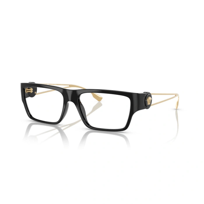 Versace 0VE3359 Gb1 - Black Man Eyeglasses 56 (M) 1