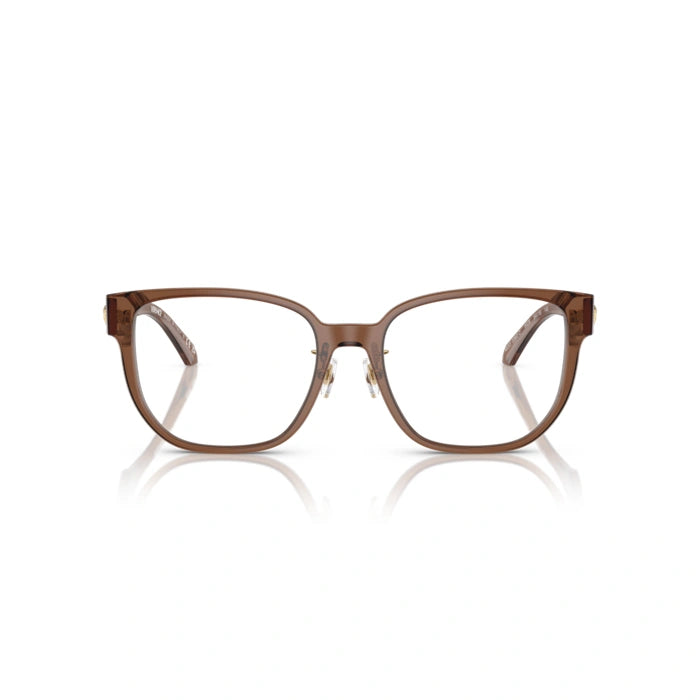 Versace 0VE3360D 5028 - Transparent Dark Brown Woman Eyeglasses 54 (M) 4