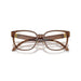 Versace 0VE3360D 5028 - Transparent Dark Brown Woman Eyeglasses 54 (M) 5