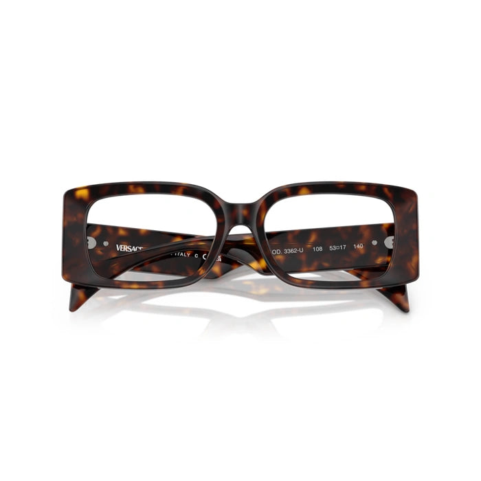 Versace 0VE3362U 108 - Havana Woman Eyeglasses 51 (S) 5