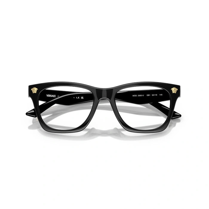 Versace 0VE3363U Gb1 - Black Man Eyeglasses 52 (M) 5