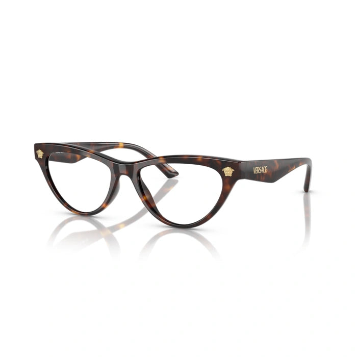Versace 0VE3364U 108 - Havana Woman Eyeglasses 52 (M) 1