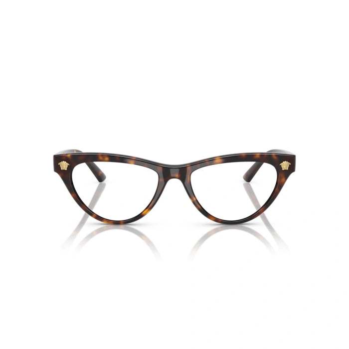 Versace 0VE3364U 108 - Havana Woman Eyeglasses 52 (M) 4