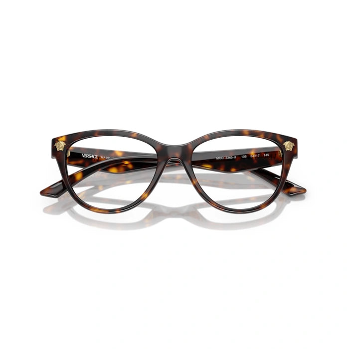Versace 0VE3365U 108 - Havana Woman Eyeglasses 54 (M) 5