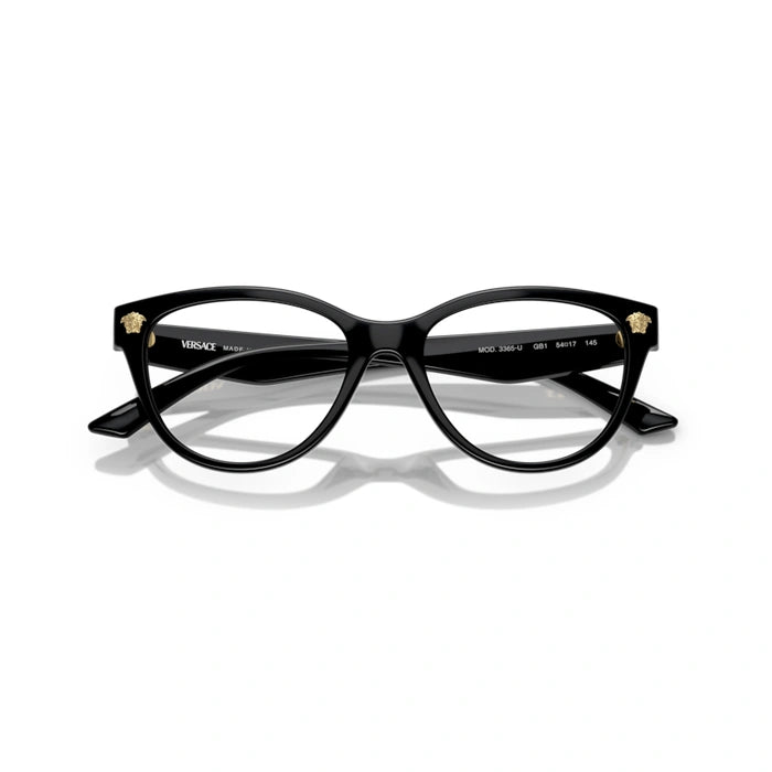 Versace 0VE3365U Gb1 - Black Woman Eyeglasses 52 (S) 5