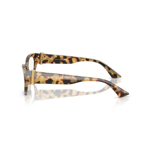 Versace 0VE3366 777 - Brown Yellow Havana Woman Eyeglasses 53 (L) 2