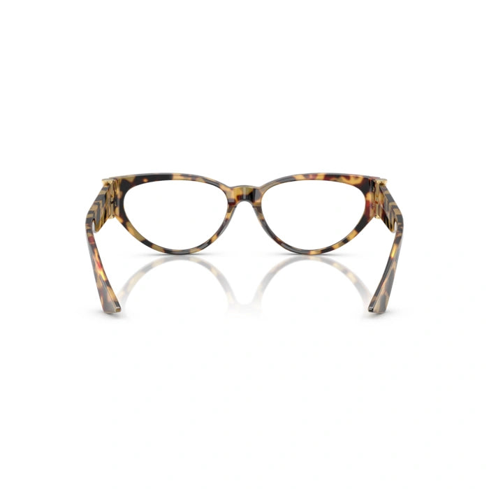 Versace 0VE3366 777 - Brown Yellow Havana Woman Eyeglasses 55 (XL) 3