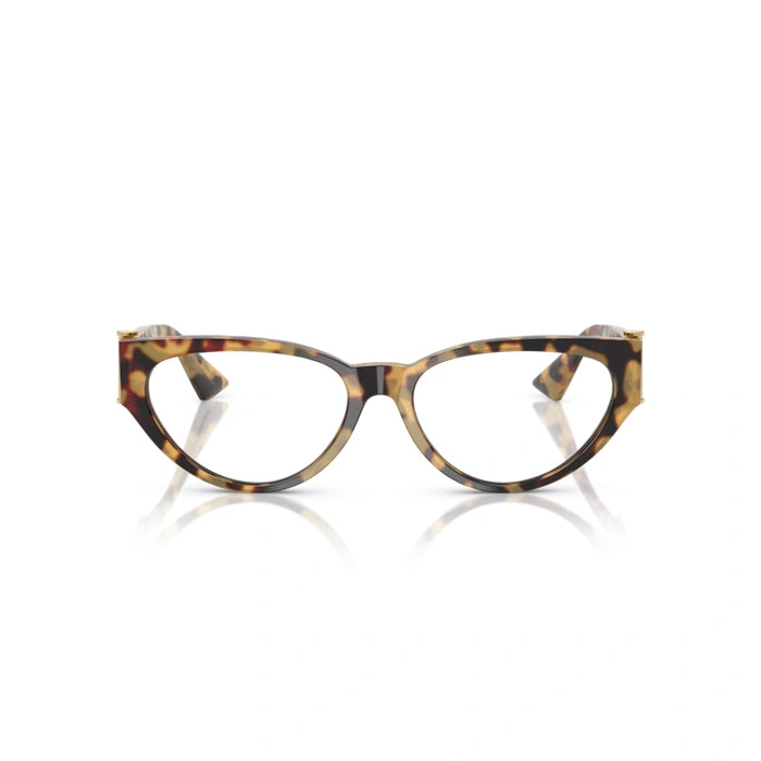 Versace 0VE3366 777 - Brown Yellow Havana Woman Eyeglasses 53 (L) 4