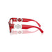 Versace 0VE3367U 5495 - Red Transparent Woman Eyeglasses 54 (M) 7