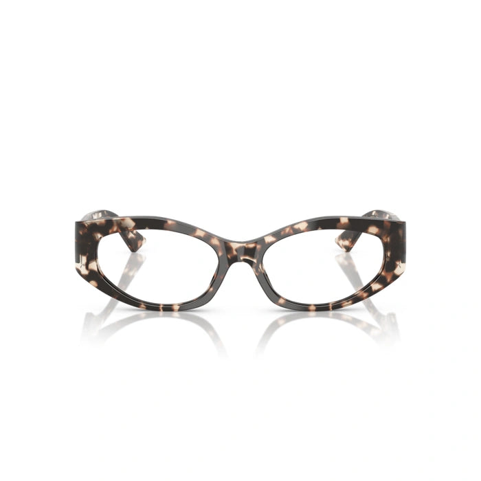 Versace 0VE3369 5498 - Havana Grey Woman Eyeglasses 53 (M) 4