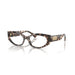 Versace 0VE3369 5498 - Havana Grey Woman Eyeglasses 53 (M) 6