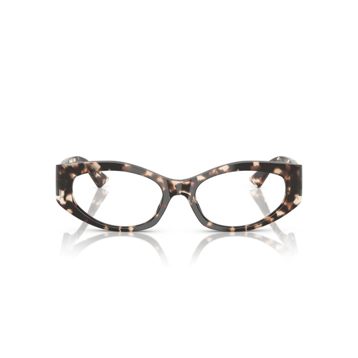 Versace 0VE3369F 5498 - Havana Grey Woman Eyeglasses 53 (M) 4