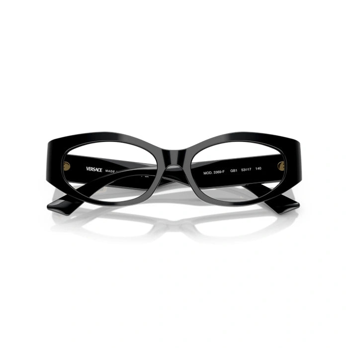 Versace 0VE3369F Gb1 - Black Woman Eyeglasses 53 (M) 5