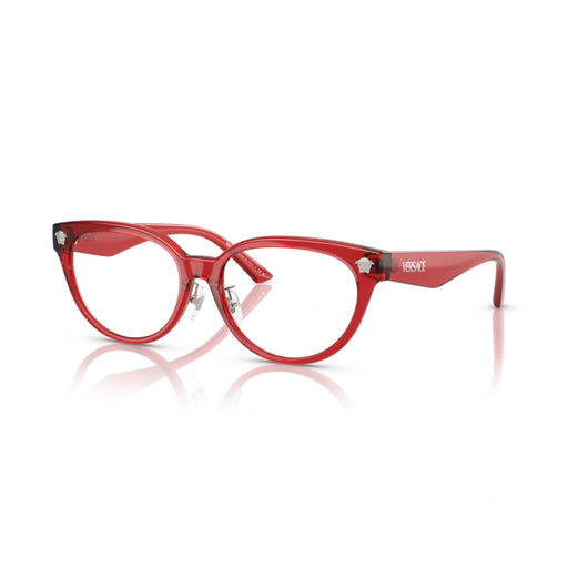 Versace 0VE3370D 5495 - Red Transparent Woman Eyeglasses 54 (M) 1