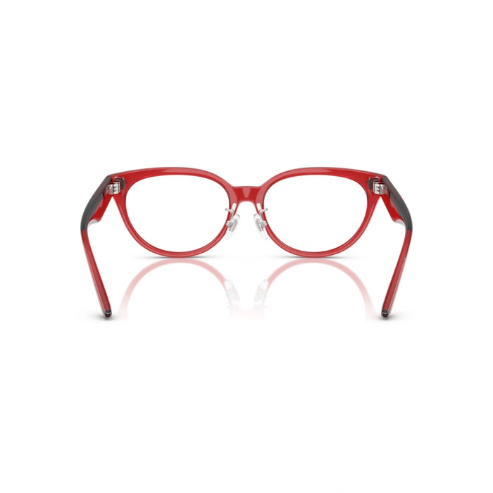 Versace 0VE3370D 5495 - Red Transparent Woman Eyeglasses 54 (M) 3