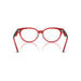 Versace 0VE3370D 5495 - Red Transparent Woman Eyeglasses 54 (M) 3