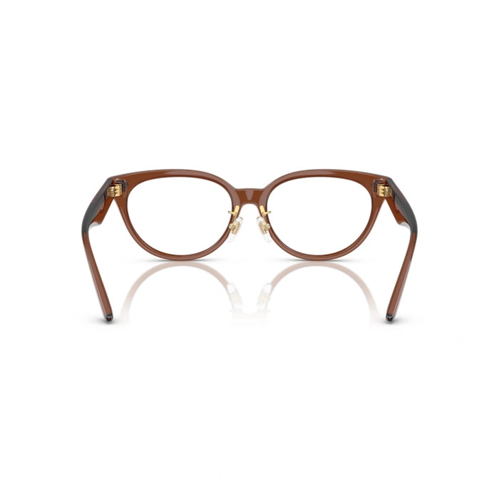 Versace 0VE3370D 5508 - Brown Transparent Woman Eyeglasses 54 (M) 3