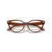 Versace 0VE3370D 5508 - Brown Transparent Woman Eyeglasses 54 (M) 5