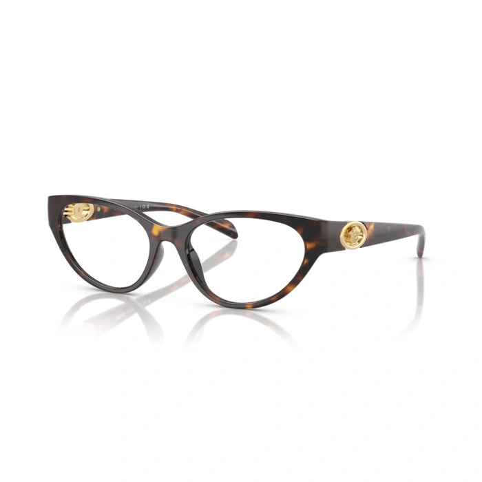 Versace 0VE3372U 108 - Havana Woman Eyeglasses 54 (M) 6