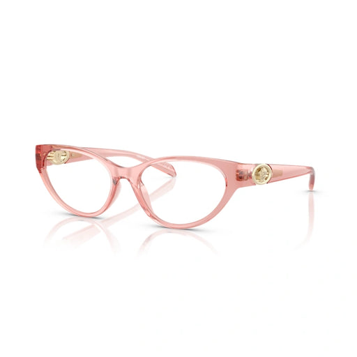 Versace 0VE3372U 5322 - Transparent Pink Woman Eyeglasses 54 (M) 1