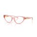 Versace 0VE3372U 5322 - Transparent Pink Woman Eyeglasses 52 (S) 1