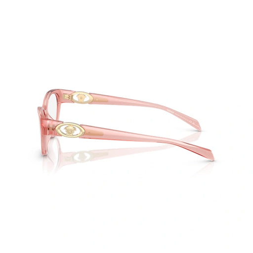 Versace 0VE3372U 5322 - Transparent Pink Woman Eyeglasses 54 (M) 2