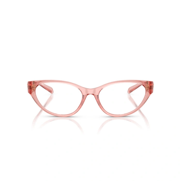 Versace 0VE3372U 5322 - Transparent Pink Woman Eyeglasses 54 (M) 4