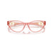 Versace 0VE3372U 5322 - Transparent Pink Woman Eyeglasses 52 (S) 5