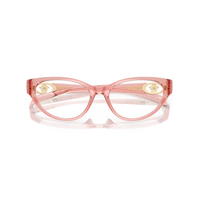 Versace 0VE3372U 5322 - Transparent Pink Woman Eyeglasses 54 (M) 5