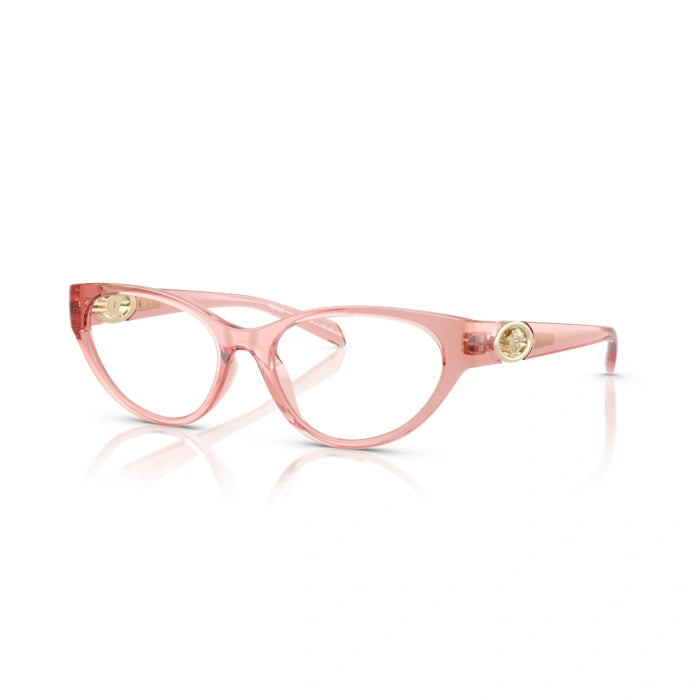 Versace 0VE3372U 5322 - Transparent Pink Woman Eyeglasses 54 (M) 6