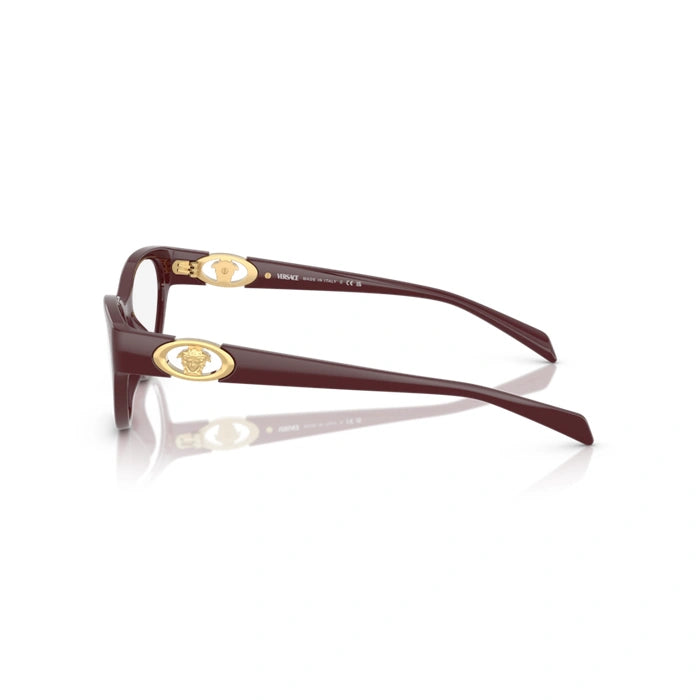 Versace 0VE3372U 5487 - Burgundy Woman Eyeglasses 52 (S) 2