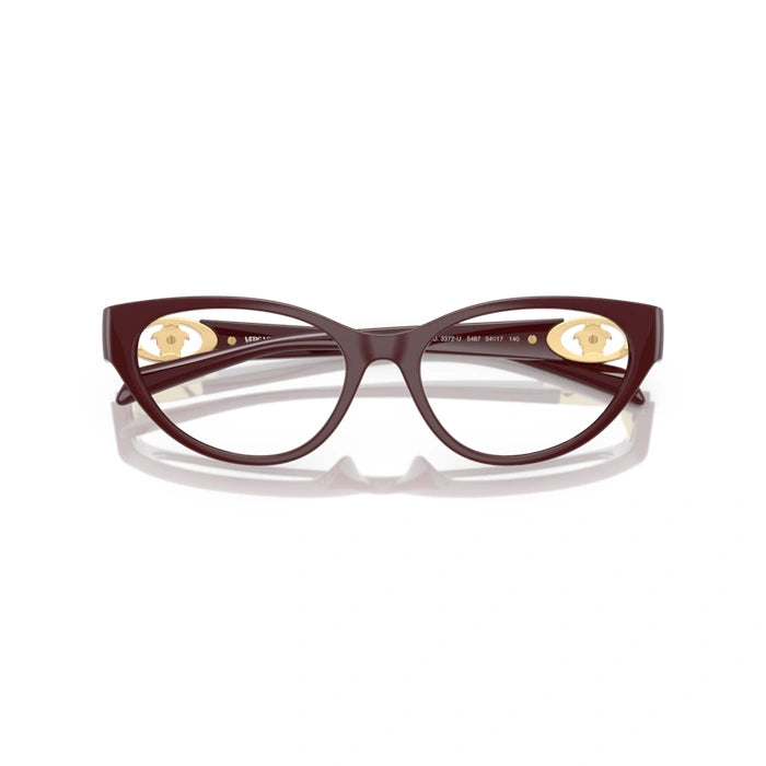 Versace 0VE3372U 5487 - Burgundy Woman Eyeglasses 54 (M) 5