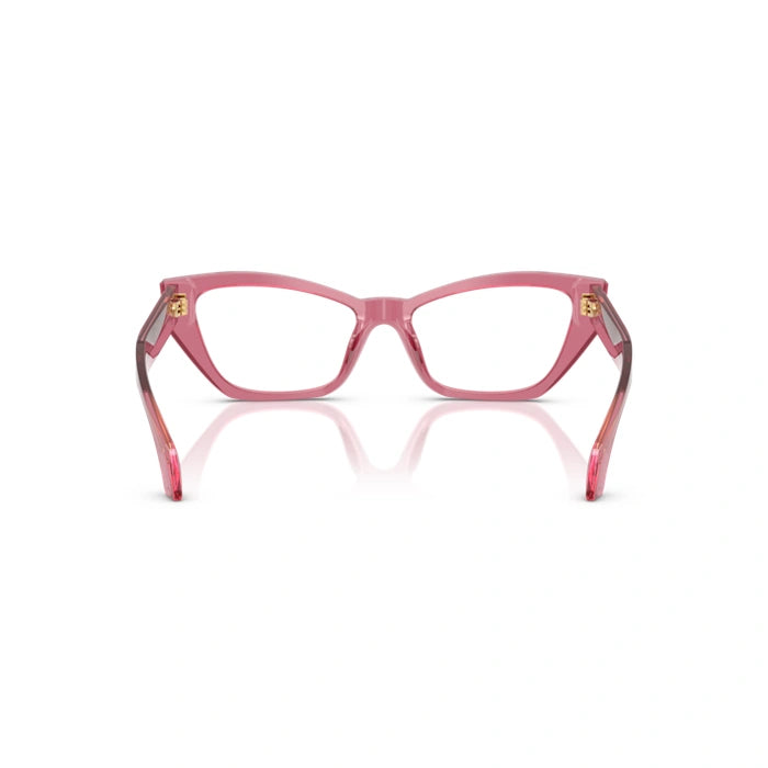 Versace 0VE3373U 5516 - Transparent Pink Woman Eyeglasses 52 (S) 3