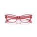Versace 0VE3373U 5516 - Transparent Pink Woman Eyeglasses 54 (M) 5