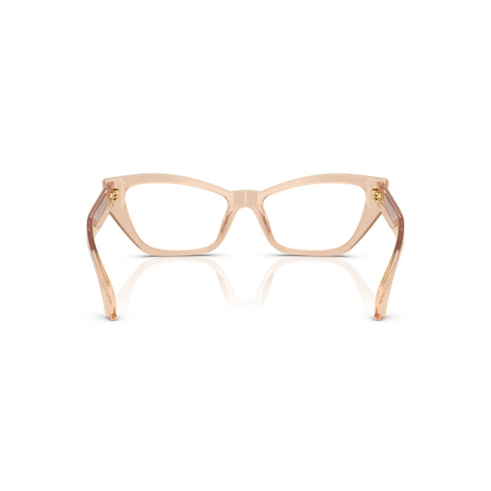 Versace 0VE3373U 5518 - Transparent Light Brown Woman Eyeglasses 54 (M) 3