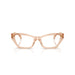 Versace 0VE3373U 5518 - Transparent Light Brown Woman Eyeglasses 52 (S) 4