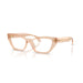 Versace 0VE3373U 5518 - Transparent Light Brown Woman Eyeglasses 54 (M) 6