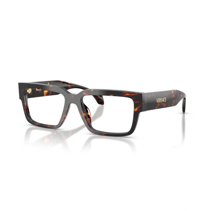 Versace 0VE3374U 5509 - Havana Man Eyeglasses 53 (S) 1