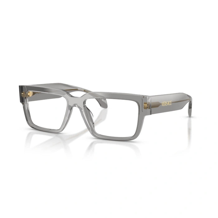 Versace 0VE3374U 5510 - Transparent Grey Man Eyeglasses 55 (M) 6