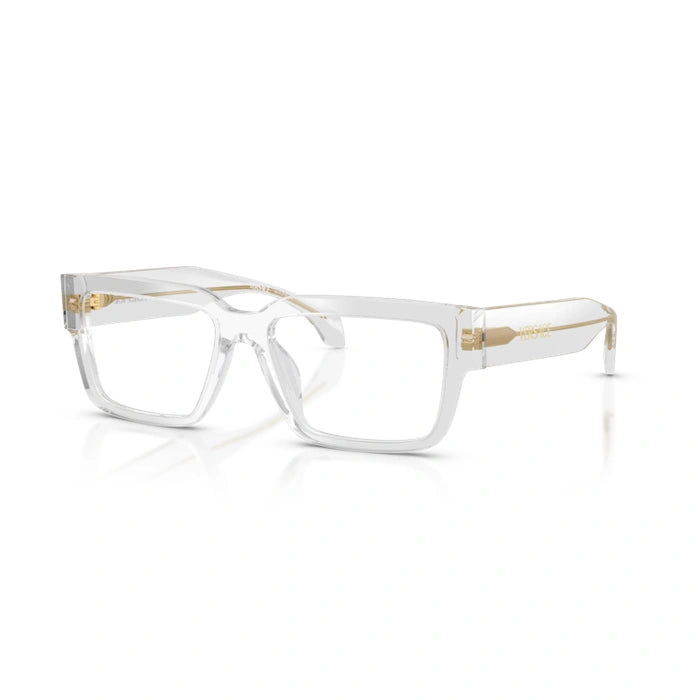 Versace 0VE3374U 5519 - Light Transparent Grey Man Eyeglasses 55 (M) 1