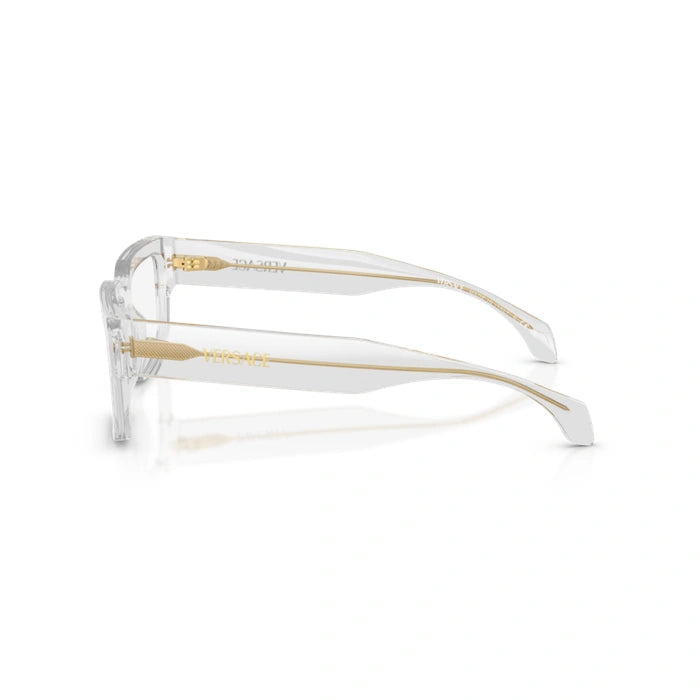 Versace 0VE3374U 5519 - Light Transparent Grey Man Eyeglasses 55 (M) 2